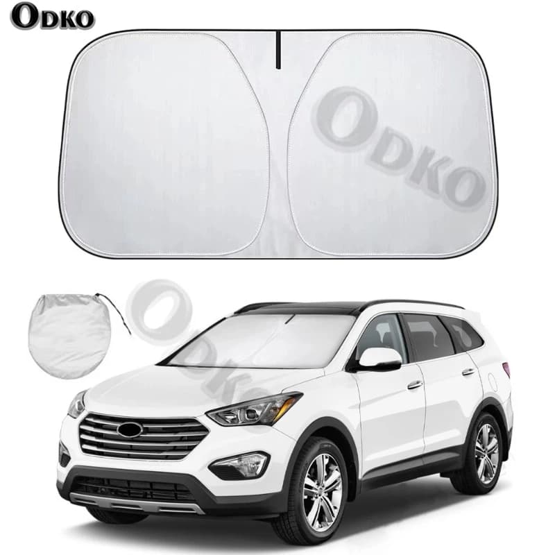 Auto Parabrezza Parasole per Hyundai Santa Fe 2019 2020 2021 2022 2023 Riflettore Parasole Offerte Protezione Accessori Interni