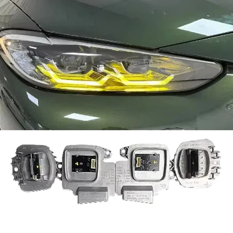 M4 Giallo Limone DRL Modulo LED Per Il 2021 2022 BMW G22 G23 G26 G80 G82 M3 430i M440i Faro A LED Non Laser luce di marcia diurna