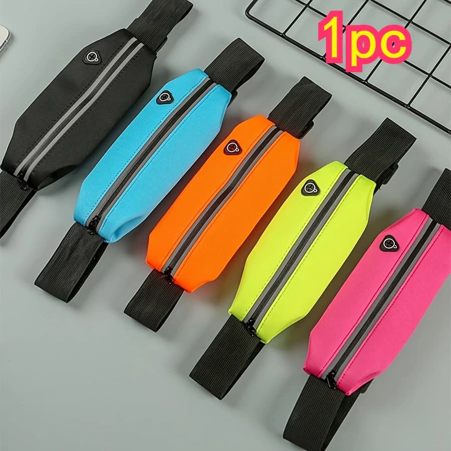 Unisex Running Belt with Phone Pouch, Suitable for Running and Outdoor Activities