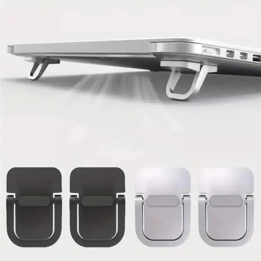 Riser per tastiera portatile da 2 pezzi per laptop da 10 - 18 pollici macbook Mini supporto per laptop invisibile per tastiera per computer da scrivania Notebook