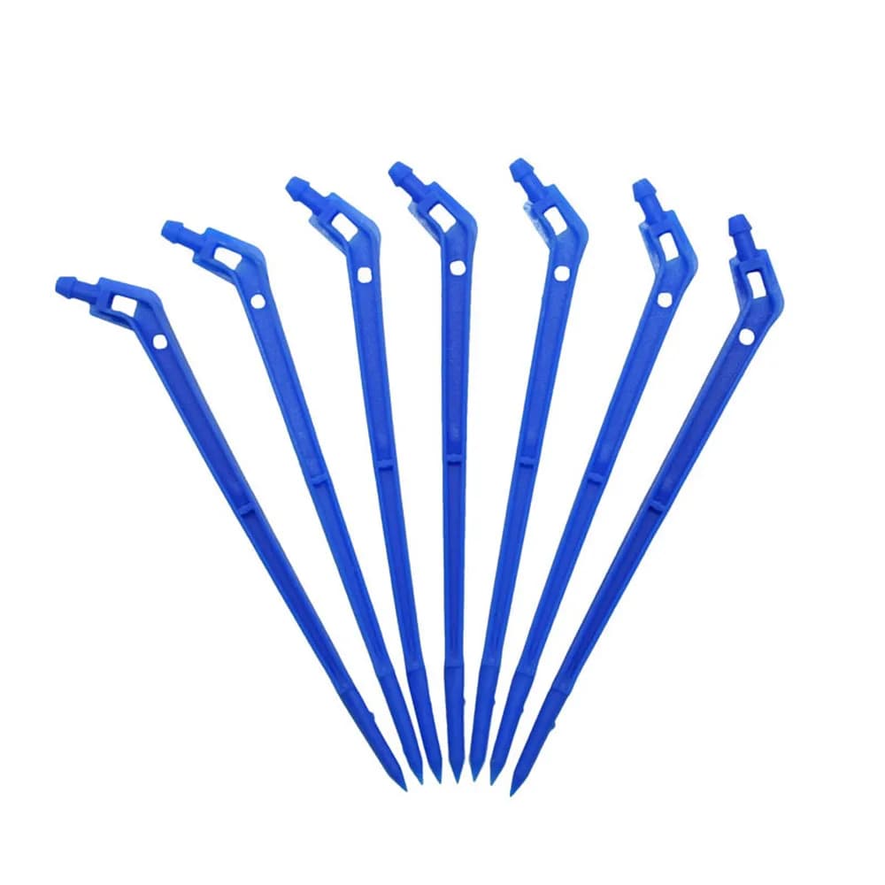 1/4 Arrow Drip emettitore curvo Arrow Dripper Plants Bend sprinkler connettori per sistema di irrigazione Micro per tubo flessibile da 4/7mm 15 pezzi