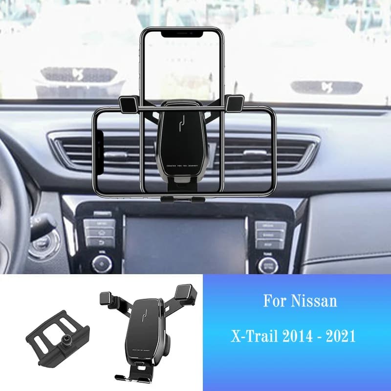 Supporto per Telefono Auto per Nissan X-Trail XTrail T32 2014-2021, Supporto per Smartphone, Staffa per GPS, Supporto Rotante