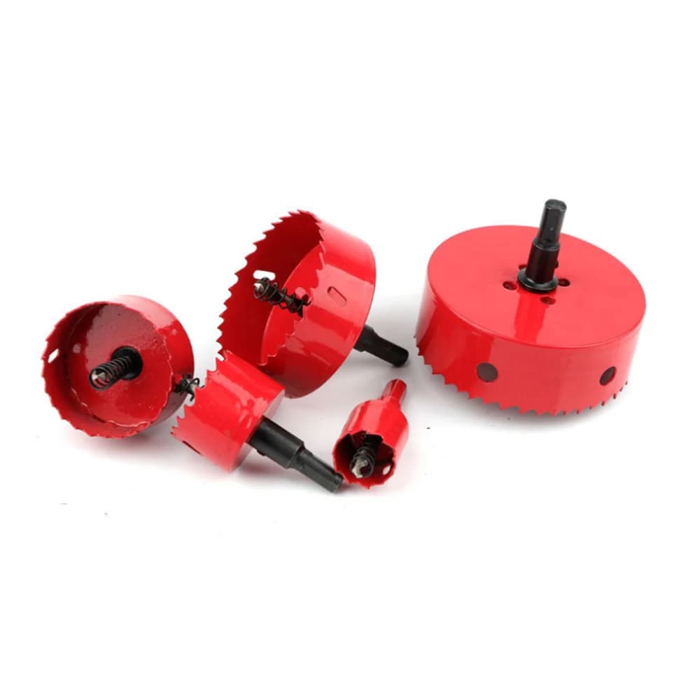 1PC M42 Perforatrice bimetallica 15-300mm Punta da trapano per la lavorazione del legno Cartongesso PVC Plastica Sottile Lamiera di ferro Bordo di legno Perforatrice