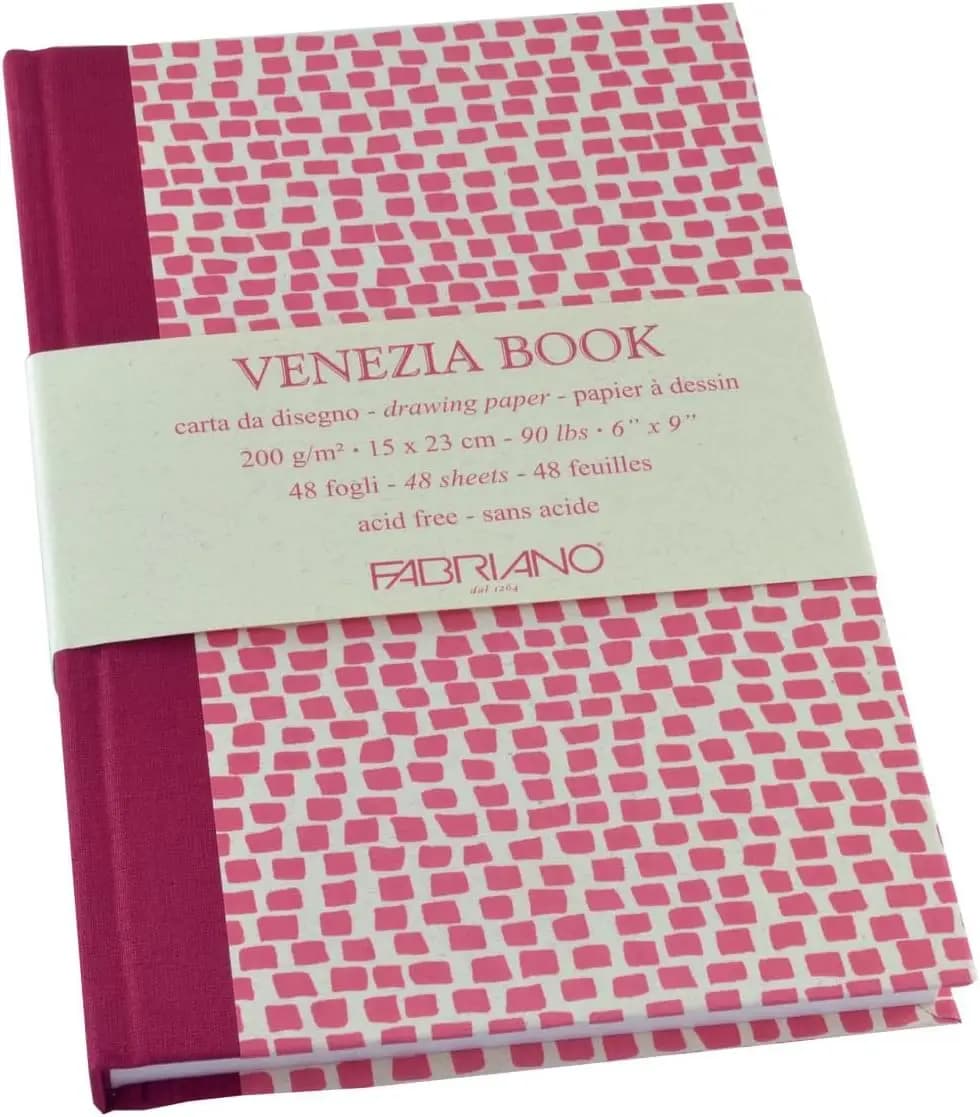 Premium Sketchbook - 6x9in (15x23cm), 200gsm Drawing Paper, 48 Sheets, Stitch Bound, Hard Cover