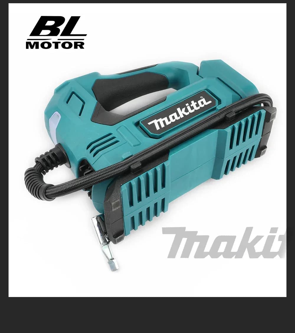 Makita DYS59 18V Electric Air Pump - Automatic Cordless Inflator & Handheld Compressor for Tires