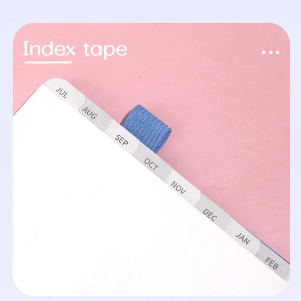 with Strap 2027 A5 Planner Notebook Daily Planning A5 Size Daily Planner Journal Writing Fabric Notebook Office Stationery