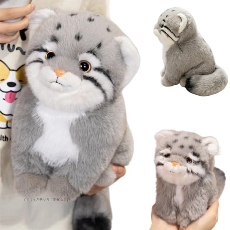 Peluche a forma di gatto grigio con coda lunga, 15/20/28 cm, simpatico personaggio dei cartoni animati, decorazione per la casa, regalo per bambini