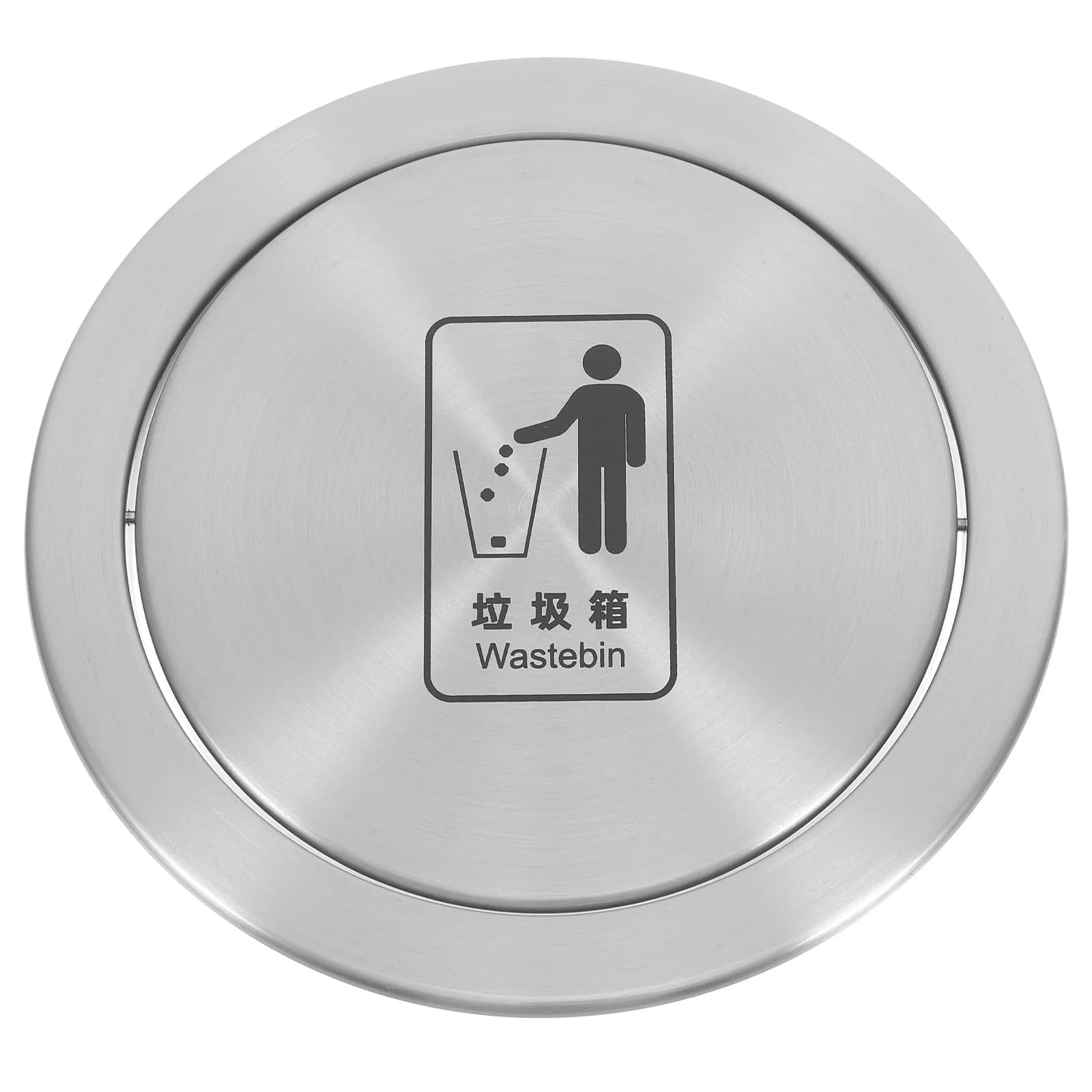 FONDOTIN Coperchio per pattumiera per pattumiera da cucina Coperchio oscillante di facile accesso Sostituzione per bidone di riciclaggio per ufficio