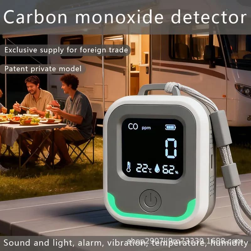 Rilevatore di Monossido di Carbonio 3 in 1 Portatile