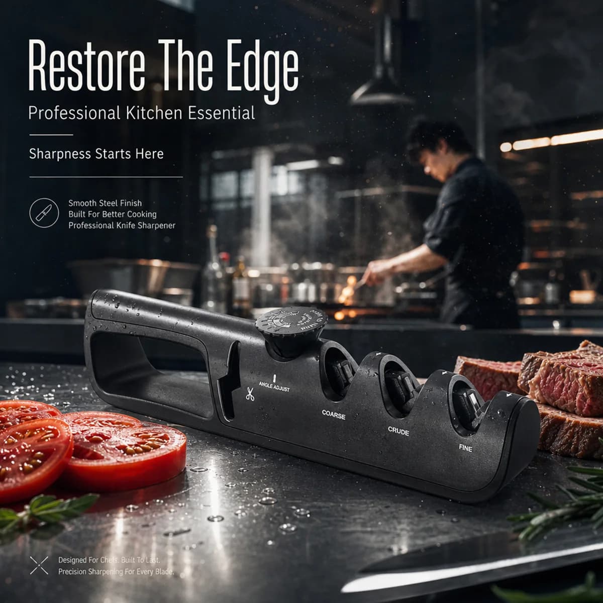 4-Slot Adjustable Professional Knive Sharpener Kitchen Knife Sharpener Sharpening System Kitchen Gadgets Knife Sharpening Stone