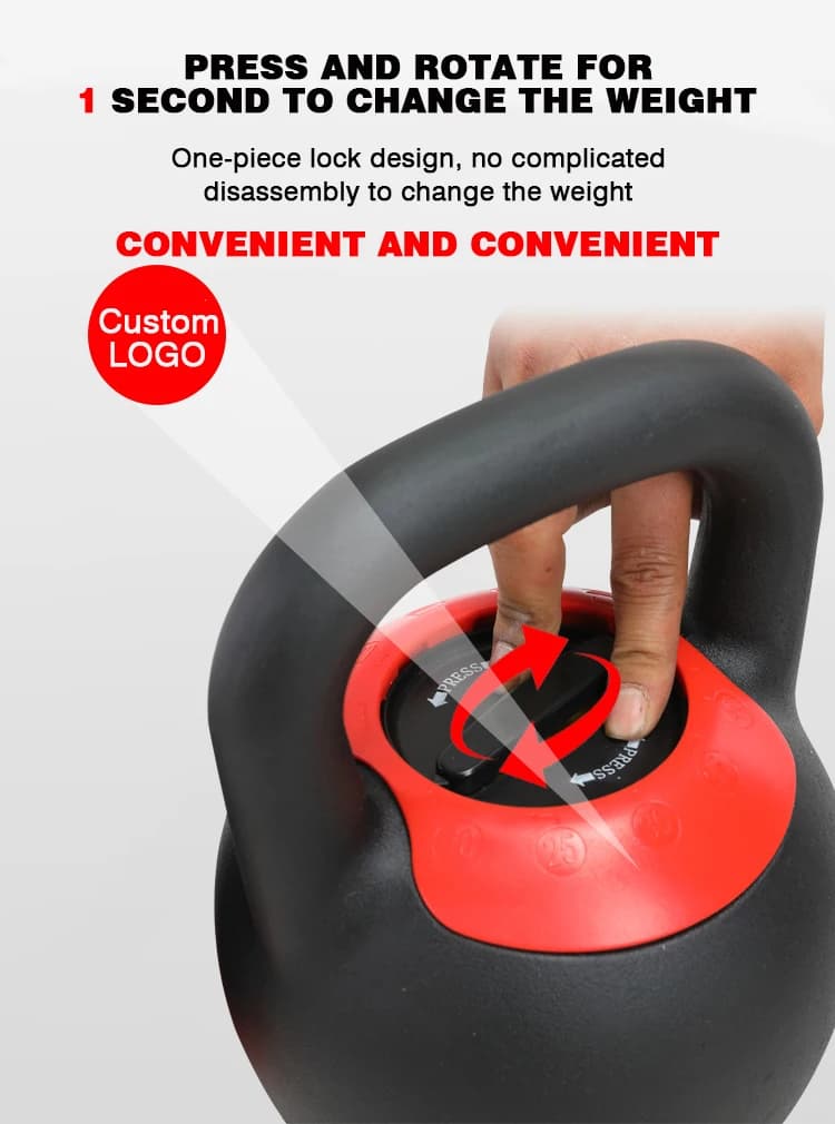 New Factory Design: Gym equipment, Kettlebell Adjustable Steel and Heavy Lifting Cast Iron