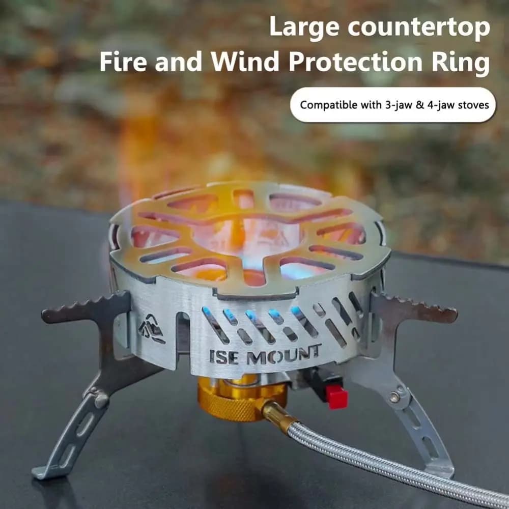 S/L Mini Wind Shield Thicken Stainless Steel Camping Stoves Windproof Ring Outdoor Durable Stove Windproof Shield