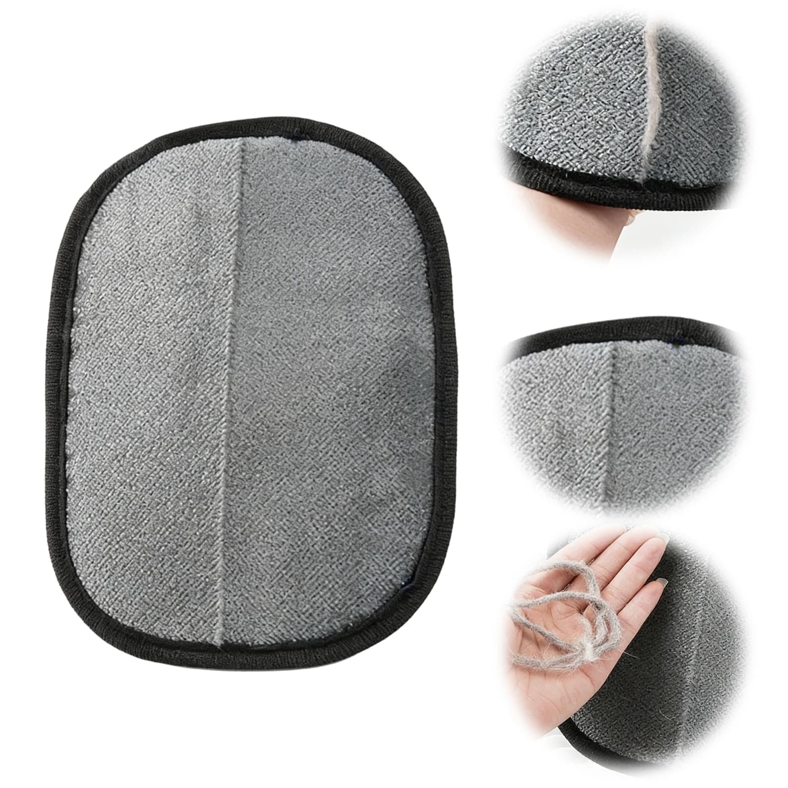 Four-tip animal grooming gloves for cats and dogs, double-sided brush, reusable for cleaning furniture and clothes