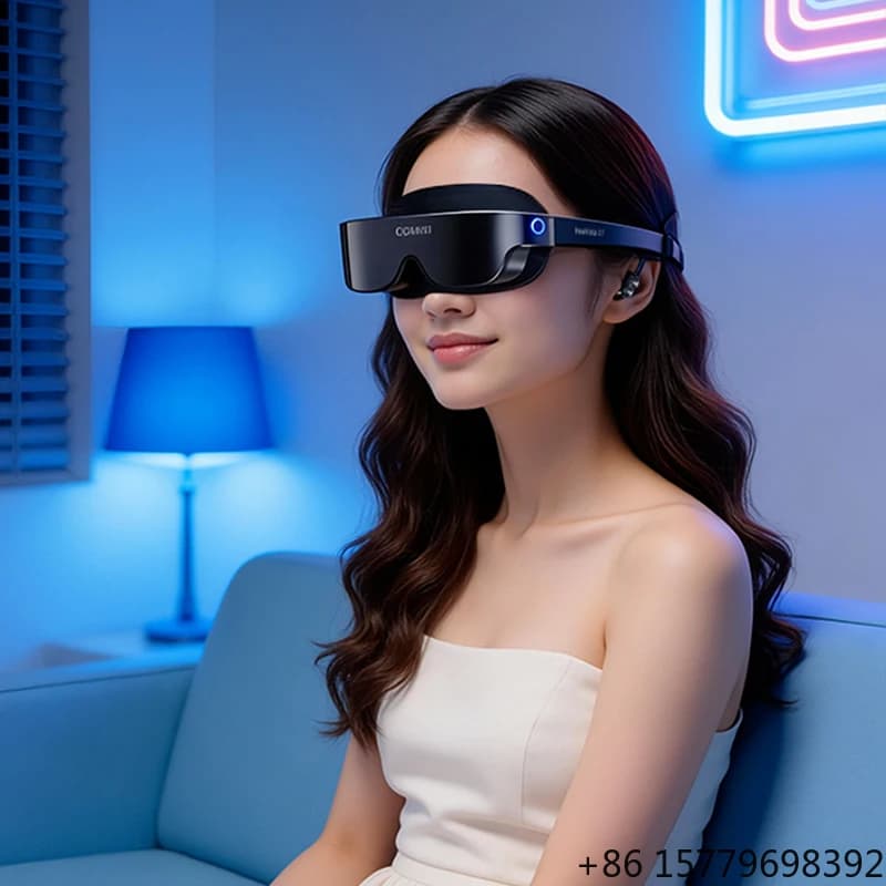 X7 Lite VR Headset 3D AR Smart Glasses with Display, High Refresh Rate HD Lightweight Comfortable for Gaming Movie