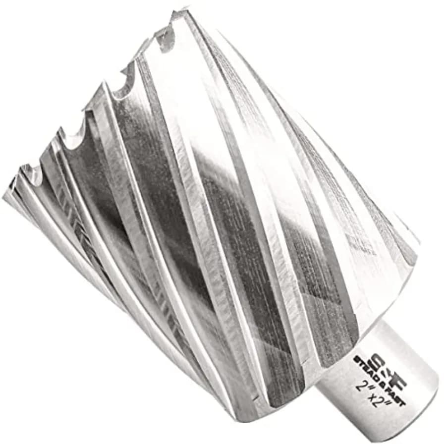 Mag Drill Bits 2" Diameter 2" Cutting Depth, 1Pc, Annular Cutter with Pilot Pin for Magnetic Drill Pr
