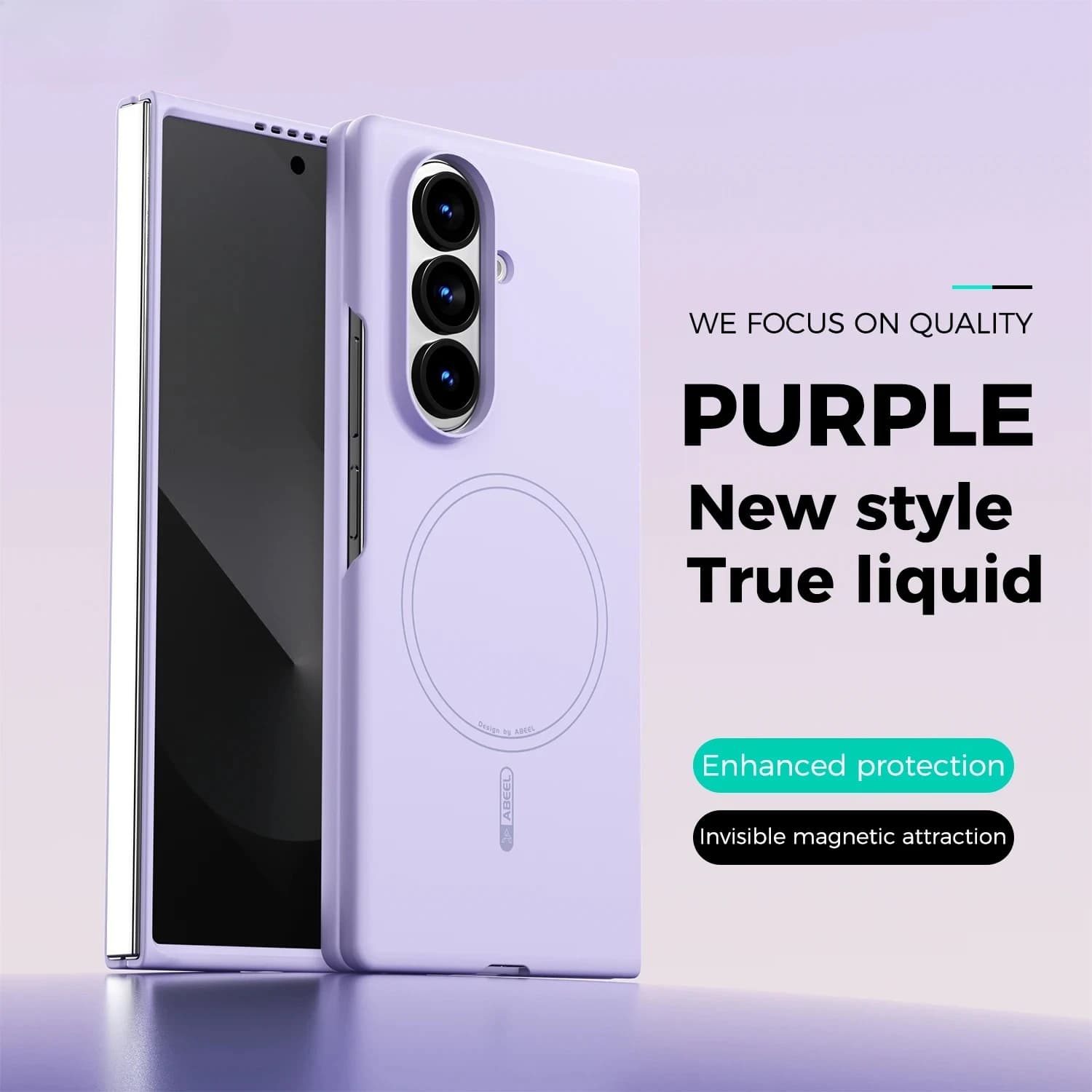 Liquid Silicone Phone Case for Samsung Galaxy Z Fold 7 6 5 for Magsafe Magnetic Wireless Charging Shockproof Protection Cover