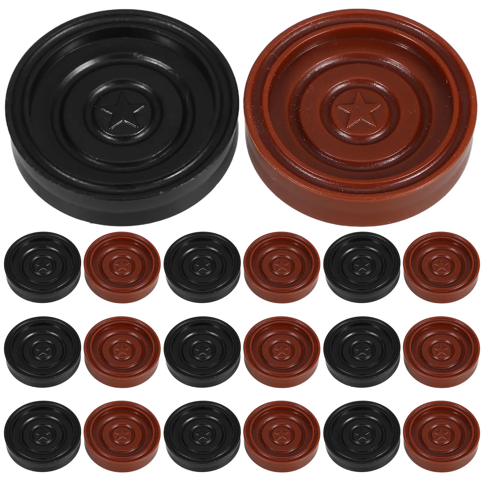 24 Pezzi di Ricambio in Plastica ABS per Tavola da Backgammon, Accessori per Giochi da Tavolo, Forniture per Giochi da Viaggio e Casa