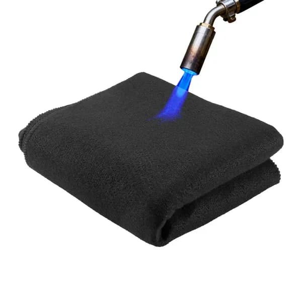 Coperta per Saldatura in Feltro di Carbonio, 40' x 40', Ignifuga, Resistente al Calore fino a 1800 Gradi Fahrenheit, Sicurezza