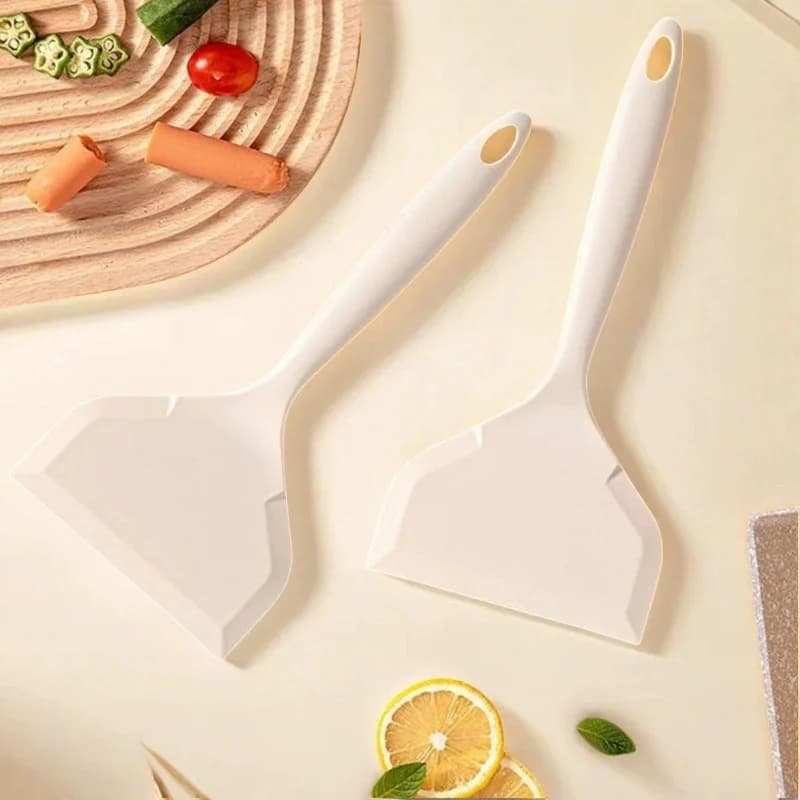 1Pc Silicone Heat Resistant Spatula For Domestic Use Food Grade Anti-adhesive Sushi Sateen Fish Pancake Cooking Scoop Cooking Tool