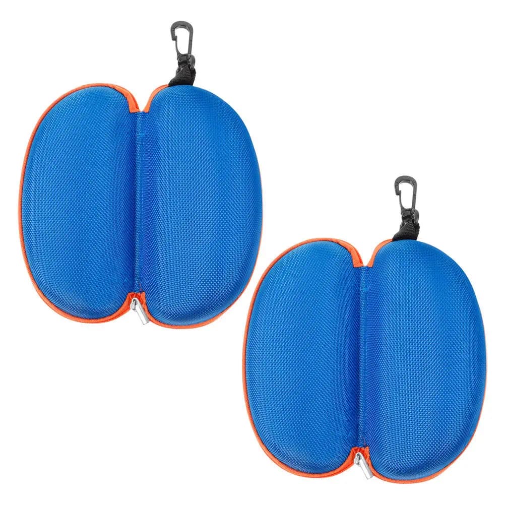 2-piece swim glasses case, sturdy sunglasses and glasses case, multipurpose case for cosmetics, stationery items, small items