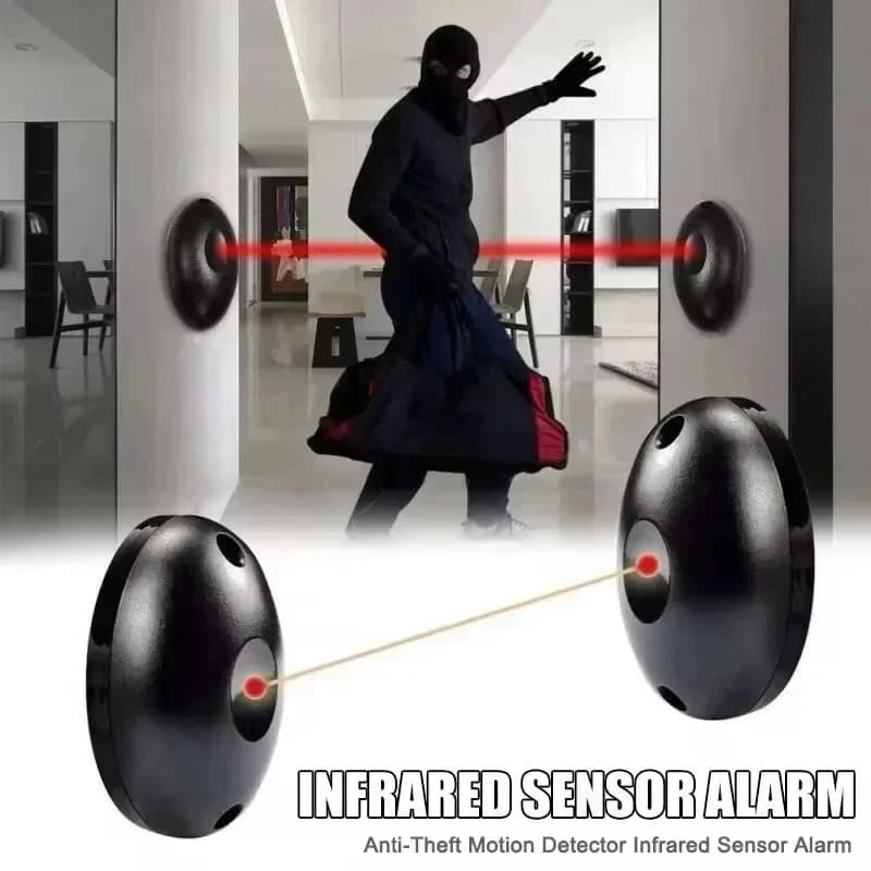Sensore di allarme Cancello di sicurezza Rivelatore fotocellula con fascio di sicurezza a infrarossi automatizzato / Rilevatore barriera telecomandato per porta scorrevole / garage