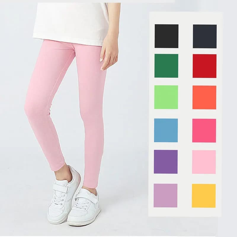 Leggings per bambini primavera autunno Leggings per bambini pantaloni a prova di zanzara Color caramella per ragazzi ragazze estate bambino fondo abbigliamento
