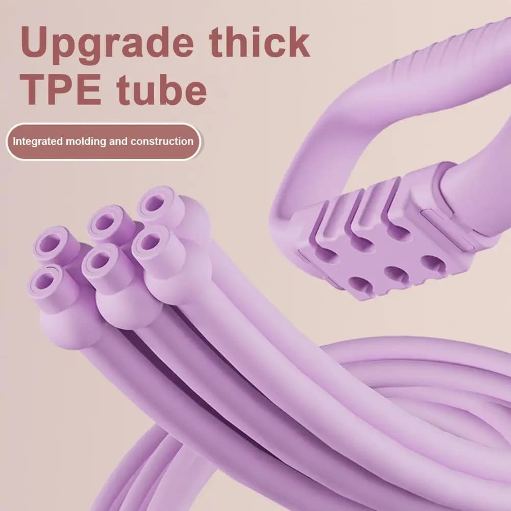 Figure 8 Non-slip fitness resistance band 6 tubes Men Women's Expander Thoracic Belt Elastic Strap Stretch Yoga Voltage Racing