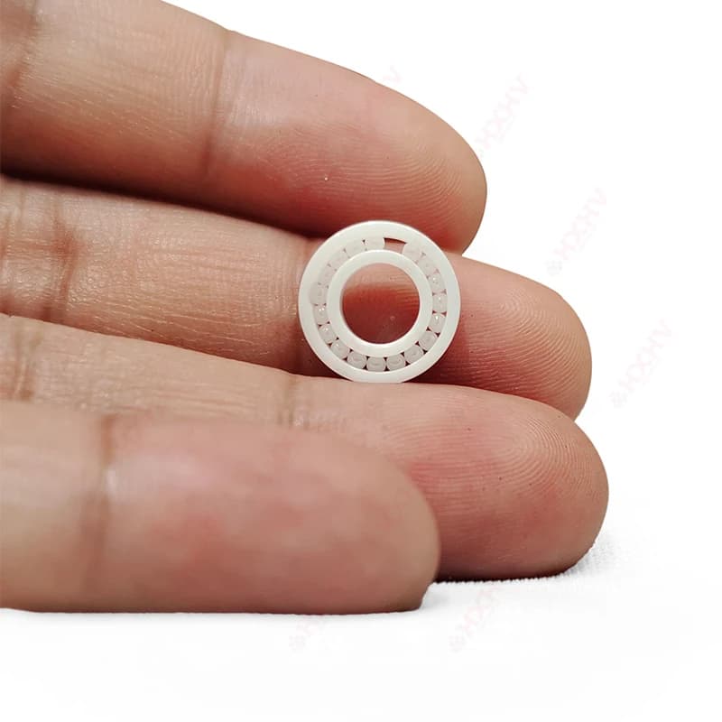 200 PCSR188 Anelli ZrO2 in ceramica a complemento completo 18 sfere in zirconio Cageless HXHV Cuscinetto a sfere piccolo per Fidget Spinner