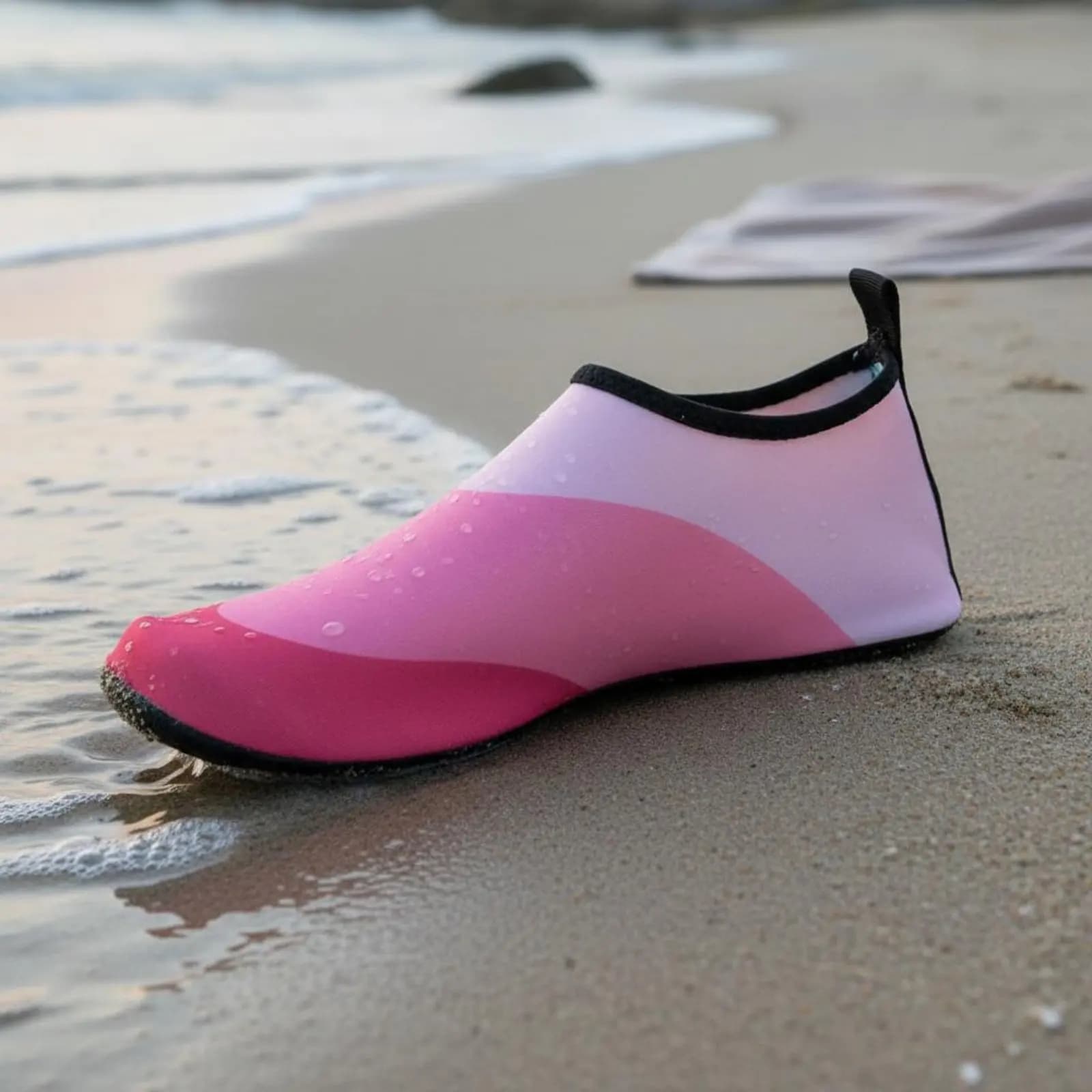 Scarpe Acquatiche ad Asciugatura Rapida, Traspiranti e Antiscivolo, Calzini da Snorkeling con Suola Protetta, Calzini Acquatici a Piedi Nudi Resistenti ai Tagli