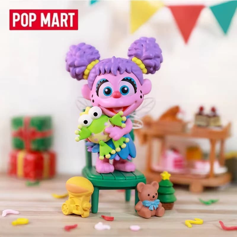 POP MART Sesame Street Party Series Scatola cieca Giocattoli Kawaii Anime Action Figure Decorazione del desktop Scatola misteriosa a sorpresa Borsa cieca