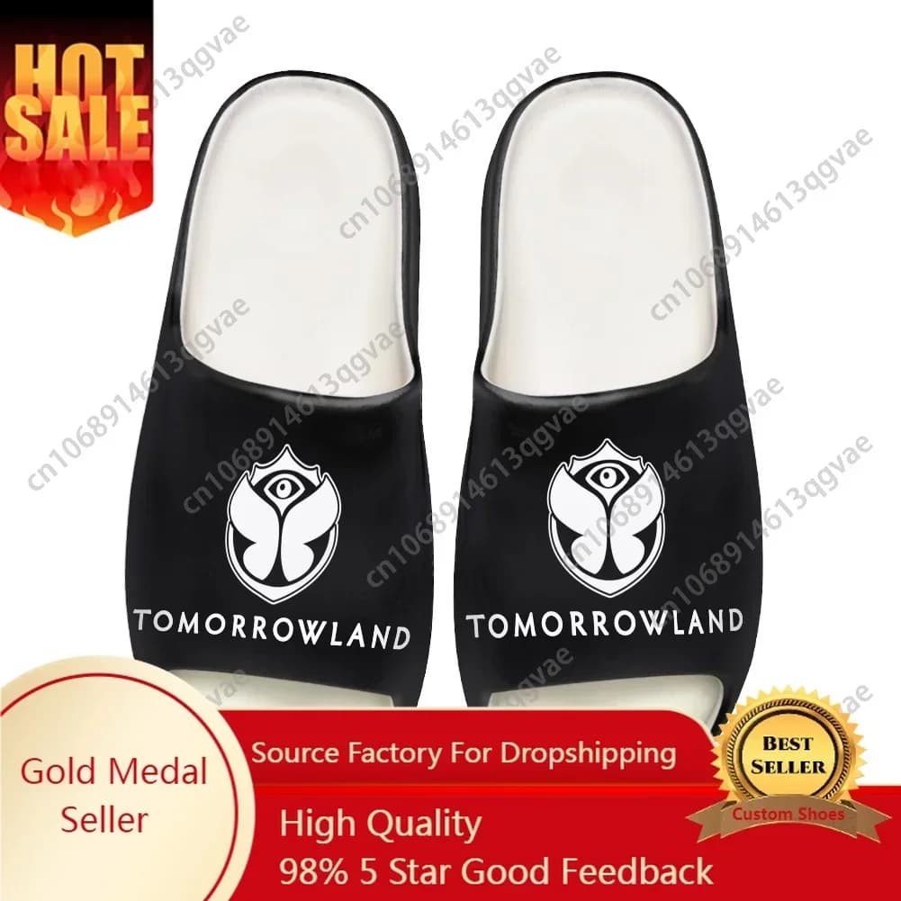 Tomorrowland Flag Music Festival Pantofole con suola morbida Uomo Donna Adolescente Bagno Casa Zoccoli Scarpe da acqua personalizzate su sandali Scarpe