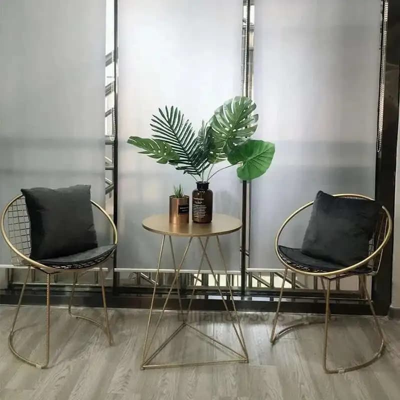 Sedie da pranzo ergonomiche di lusso Gambe in metallo Banchetto Sedie da pranzo salvaspazio uniche Sedie da pranzo per adulti pigri Forniture per interni