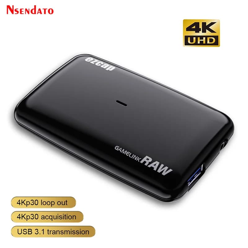 Ezcap321 Scheda di acquisizione video 4K 30Hz USB3.0 HDMI per giochi, Live Streaming Box, Registratore video, Grabber di acquisizione 1080P 120fps per PC PS5