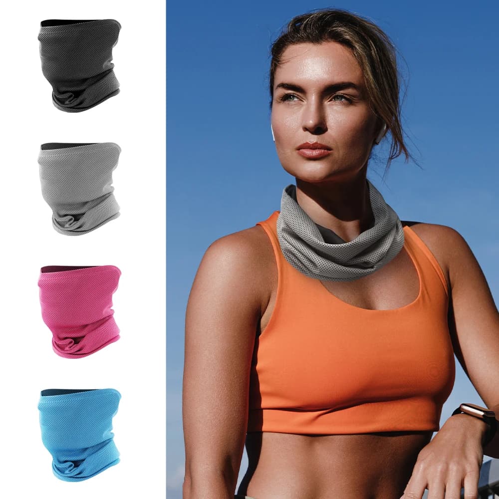 Scaldacollo Rinfrescante WRELS con Protezione UV, Sciarpa Tubolare Traspirante ad Asciugatura Rapida per Corsa, Pesca, Ciclismo, Campeggio
