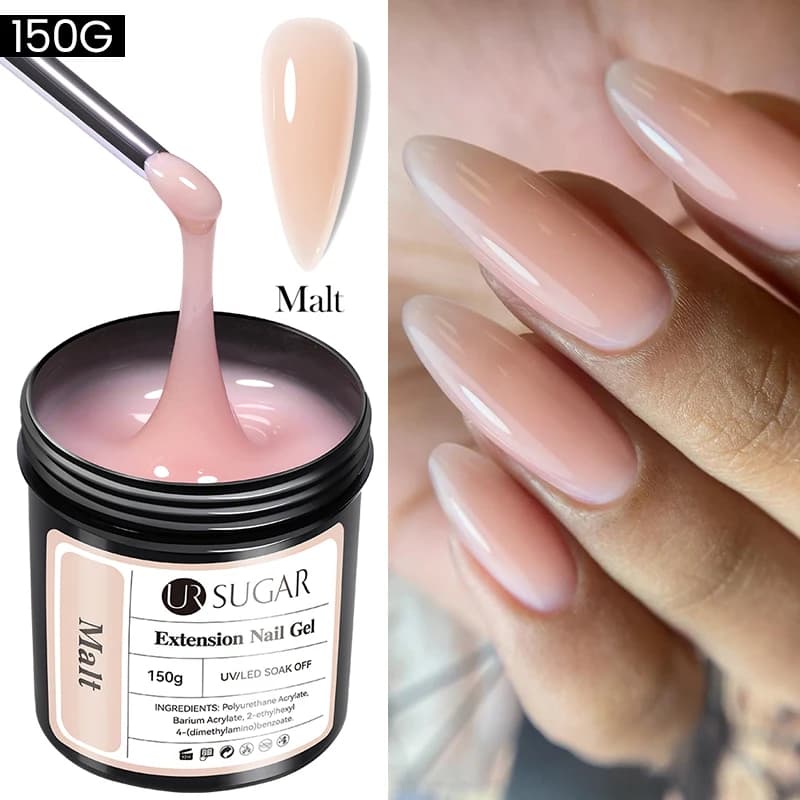 UR SUGAR 150g Gel per estensione unghie da costruzione di grande volume Pacchetto di ricarica gel duro autolivellante Nail Art Soak Off UV LED Manicure