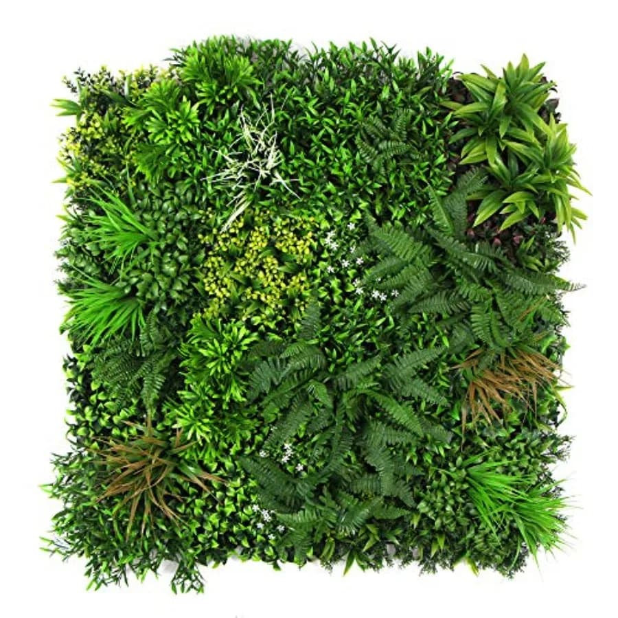Wall Panels Artificial Plants 1pz 40x40 Decorating Background Walls Green Walls Fined Edera Covering Recination Privacy External
