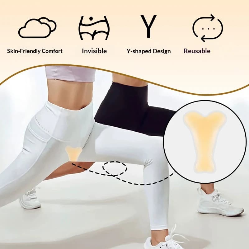 1 Silicone Protection Piece Reusable for Swimwear, Intimate, Leggings, Anti-Camel Toe, Invisible Wall decal for Privacy