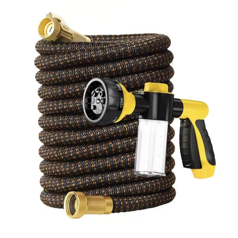 Magic Garden Wrap with High Pressure Gun, Flexible for Self Washing and Garden Irrigation