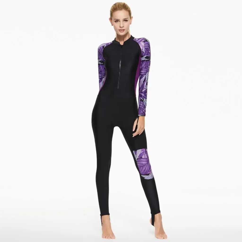 Women's Mute, Diving Mute for Women's Body Muta with Front Hinge for Snorkeling Surf Swimming Swimwear
