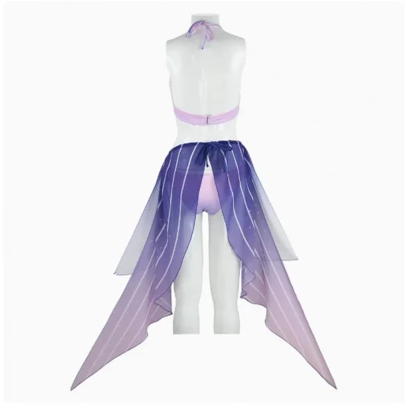 Costume Cosplay Genshin Impact: Bikini da Spiaggia Sangonomiya Kokomi - Anime Swimsuit