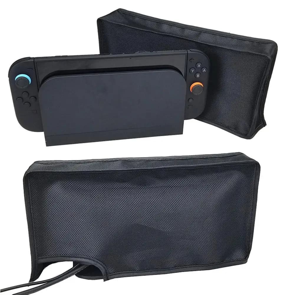Custodia antipolvere per Switch 2 Custodia protettiva in tessuto Oxford antigraffio compatibile con 2 dock per console di gioco