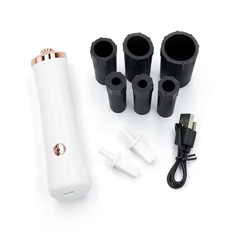 With 2 pcs Connector 6 pcs Collar Electric Die Collar Shaker Eyelash Collar for Nail Polish Ink Tattoo Pigment Liquid Cleansing Machine