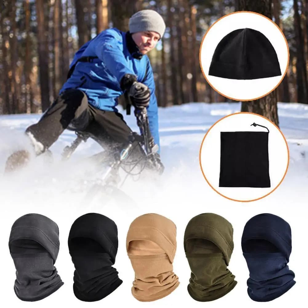 Autumn And Winter Cycling Warm Mask Multifunctional Neck Cover Windproof Ski Hat Polar Fleece Sports Outdoor Warm Head Cover