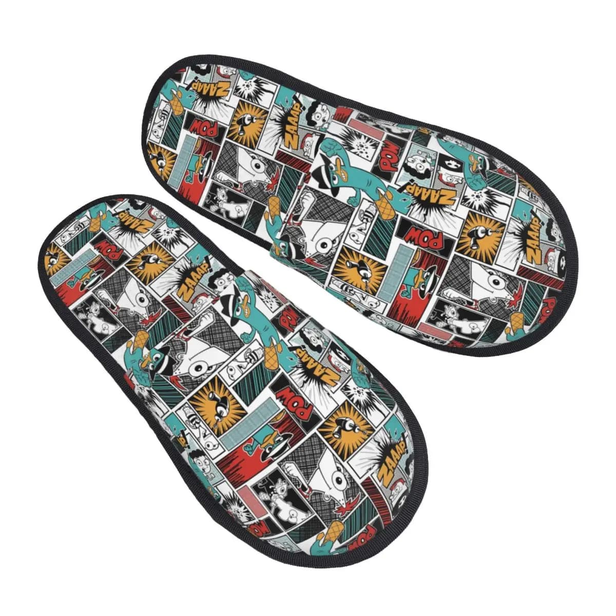 Perry The Platypus Slippers Non Slip Anime Soft Household Fur Slides Slippers Indoor