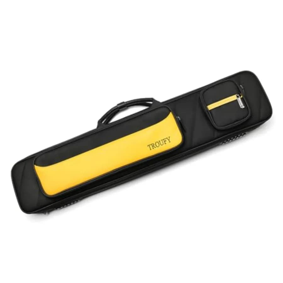 Custodia per Stecche da Biliardo Resistente 4x4 e 4x5, Borsa da Trasporto per Stecche da Biliardo con Ampio Spazio di Stoccaggio, Accessori Impermeabili per Biliardo