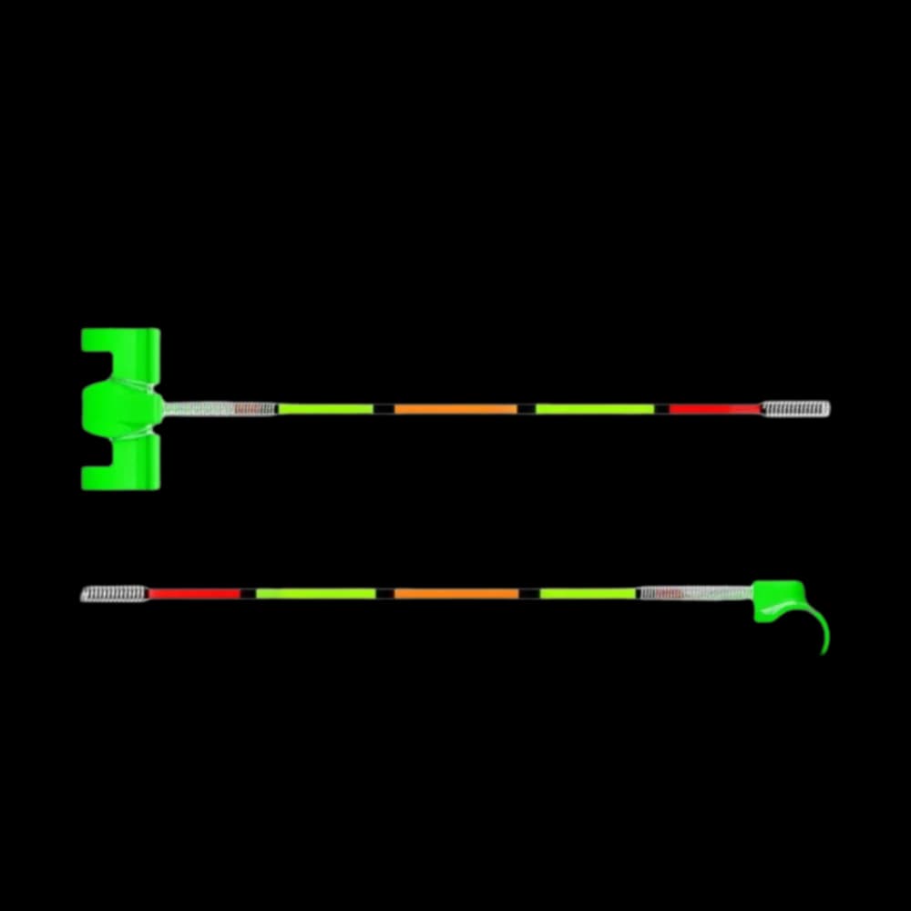 Angle indicator for night fishing, waterproof, with Removable light and float