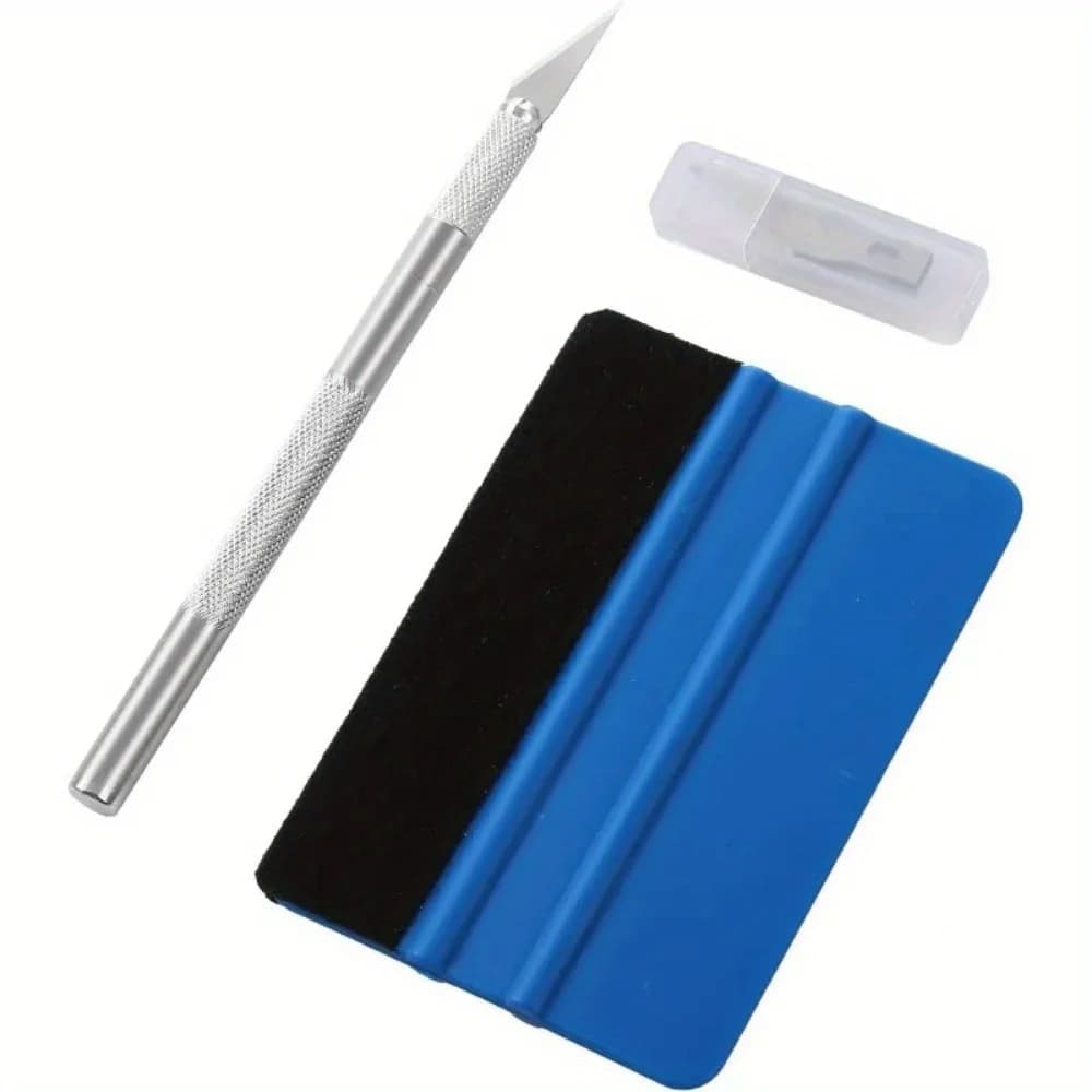 Car Wrapping Tools Kit Vinyl Scraper Cutter Film Squeegee Vinyl Spatulas Plastic Wrap Tools Window Tinting Tools