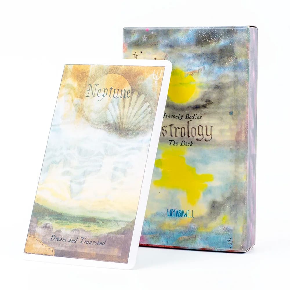 Corpi celesti astrologia Oracle Cards Deck 51Pcs per la divinazione del destino e la fortuna che dice il gioco da tavolo 10.4x6.1 CM per il divertimento della festa