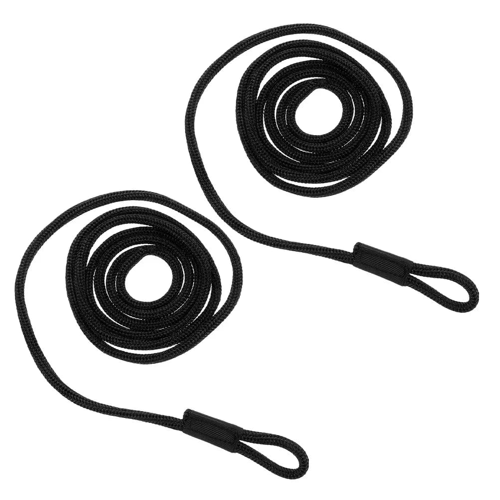 2 Pcs 1.5 M Bungee Dock Line Boat Supplies Trailer Guides Anchor Rope Buoy Lines Black Boating Equipment Accessories