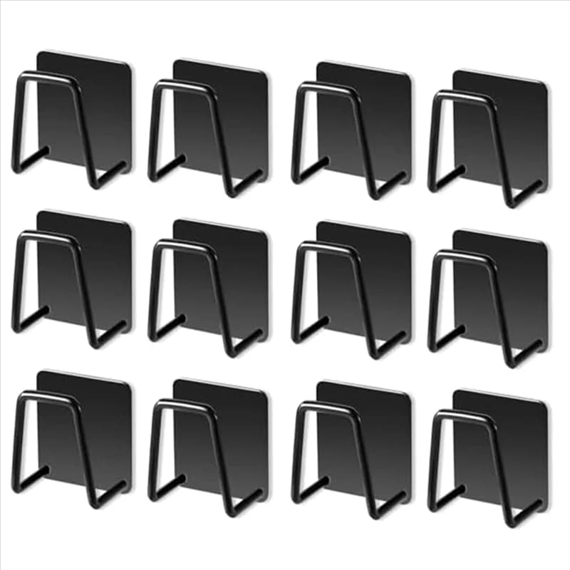 AB15-Hat Rack For Wall Hat Organizer, Metal Hat Racks For Baseball Caps, Adhesive Hat Hooks For Wall, No Drilling Hat Hangers